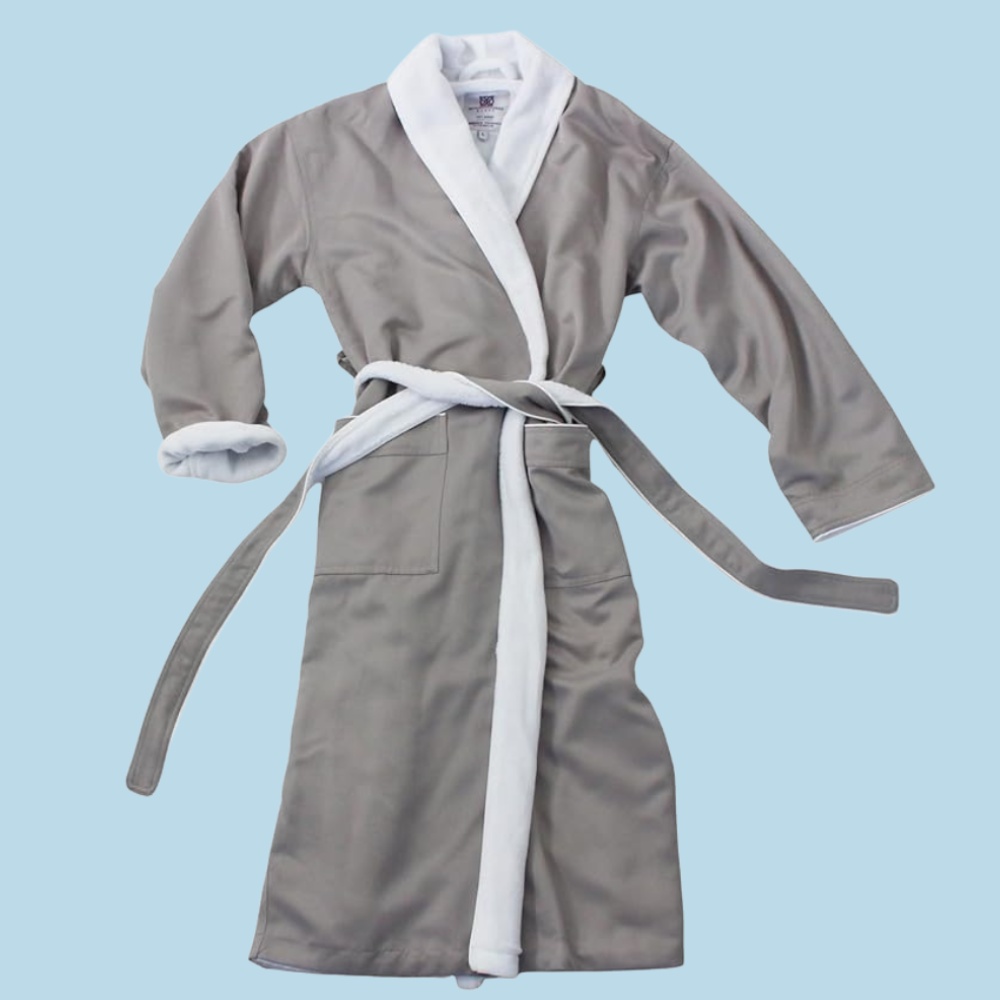Spa Bathrobe (Light Slate)